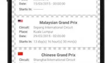 Formula Race Calendar скриншот 8