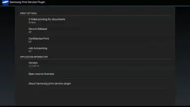Samsung Print Service Plugin скриншот 3