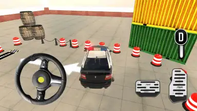 Police Car Parking Simulator скриншот 1