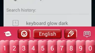 Pink Keyboard Hearts Glow скриншот 4