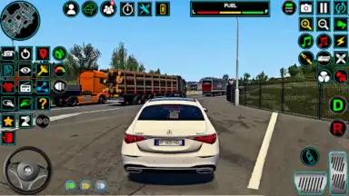 Real School Car Games 3D Sim скриншот 4