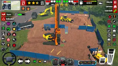 JCB Game Snow Excavator Games скриншот 1