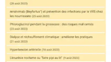 Application Prescrire скриншот 6