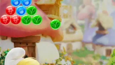 Smurfs Bubble Story скриншот 4