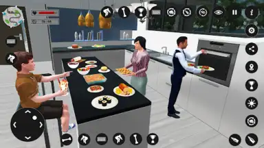 Virtual Rent Home Happy Family скриншот 2