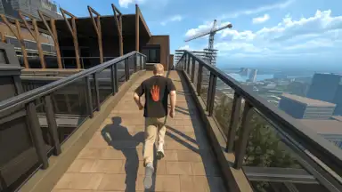 Only Going Up Parkour Rooftop скриншот 4