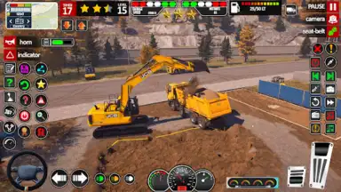 JCB Game Snow Excavator Games скриншот 6