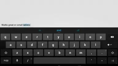 Android Keyboard (AOSP) скриншот 1