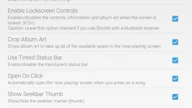 Shuttle Music Player скриншот 3