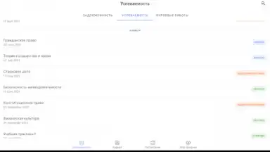 Портал МФЮА скриншот 17