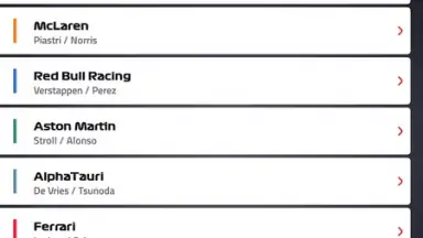 Official F1 ® App скриншот 18