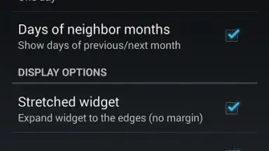 Month Calendar Widget скриншот 4
