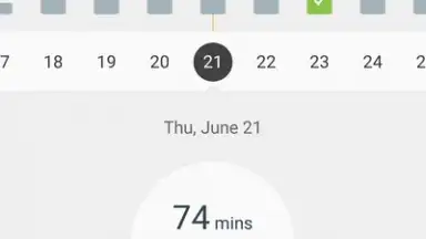 Samsung Health (Android Wear) скриншот 1