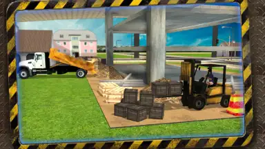 Construction Trucker 3D Sim скриншот 9