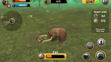 Wild Bear Simulator 3D скриншот 2