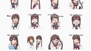 Otaku Nadu Sticker Pack скриншот 4