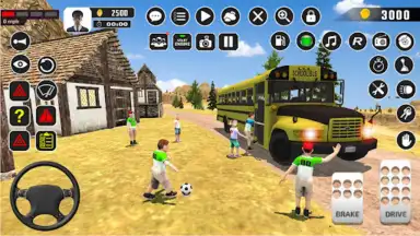 Offroad School Bus Driver Game скриншот 6