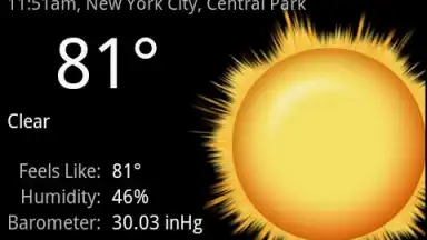 Palmary Weather скриншот 2