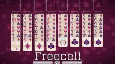 Valentine Solitaire FREE скриншот 2