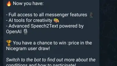 Nicegram: Web3 for Telegram X скриншот 8