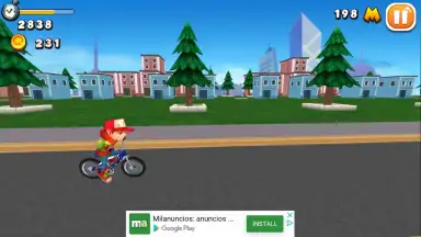 Bike Race 3D скриншот 1