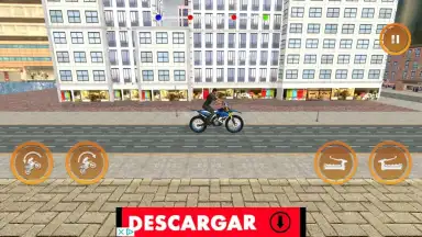 London City Motorbike Stunt Riding Simulator скриншот 1