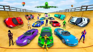 Superhero Car Stunt- Car Games скриншот 5