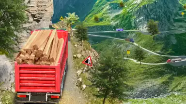 Truck Simulator : Death Road скриншот 1