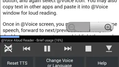 Voice Aloud Reader скриншот 2