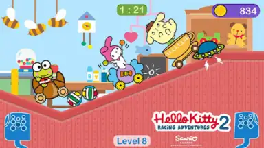 Hello Kitty games - car game скриншот 3