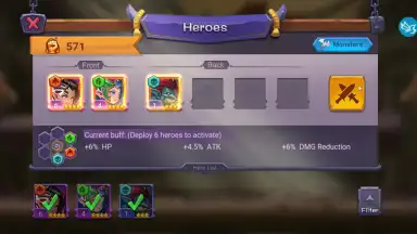 Tap Heroes: Clicker War скриншот 8
