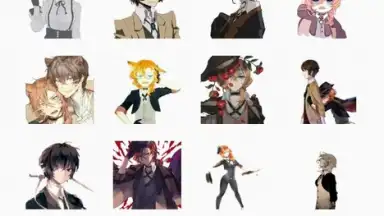 Otaku Nadu Sticker Pack скриншот 1