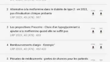 Application Prescrire скриншот 5