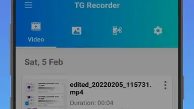 TG Recorder - Screen Recording скриншот 2