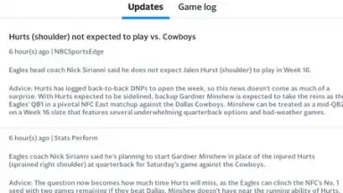 Yahoo Fantasy Sports скриншот 18