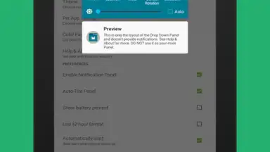 Material Status Bar скриншот 1