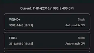 Pixels: Resolution+DPI Changer скриншот 8