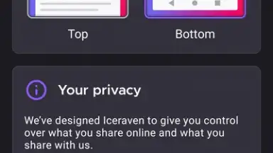 Iceraven Browser скриншот 5