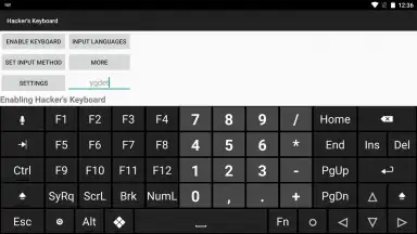 Hacker's Keyboard скриншот 1