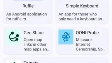 F-Droid скриншот 1