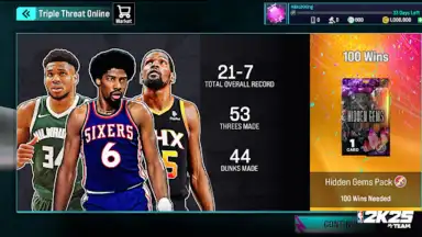 NBA 2K25 MyTEAM скриншот 4
