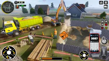 Excavator Truck Simulator Game скриншот 8