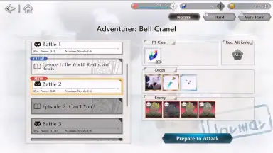 DanMachi BATTLE CHRONICLE скриншот 5