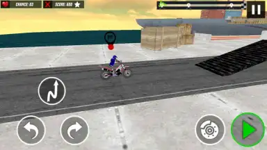 Bike Stunt Ramp Race 3D скриншот 1