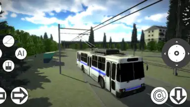 Micro-Trolleybus Simulator скриншот 10
