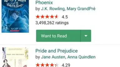 Goodreads скриншот 6