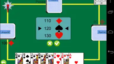 Belote Online скриншот 2