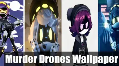 Murder Drones Wallpapers HD 4K скриншот 8