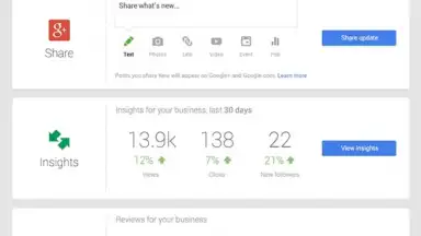 Google My Business скриншот 1