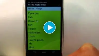 TXT читатель и писатель скриншот 1
